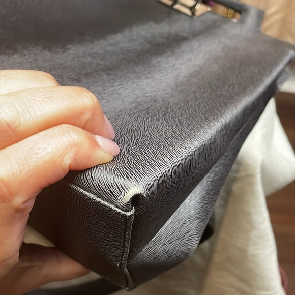 SALVATORE FERRAGAMO Gancini Gradation Handbag Rucksack 2WAY - Picture 14 of 16